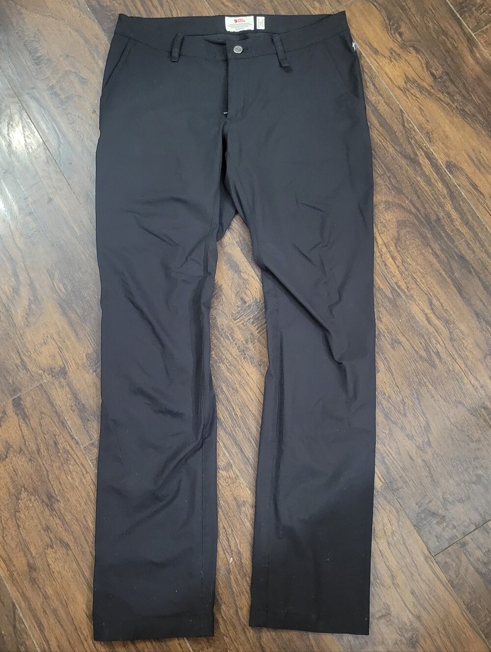 Womens Fjall Raven Abisko stretch Trouser Sz 10 Black
